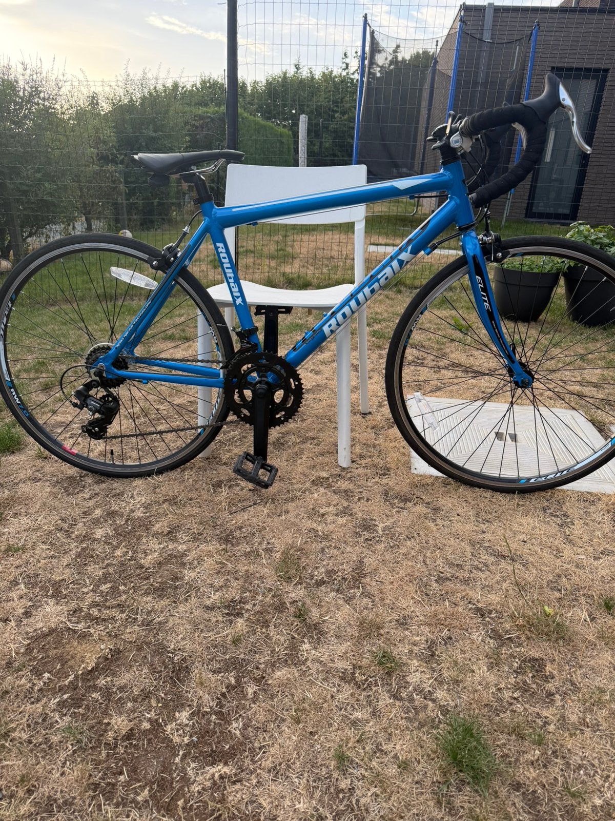 Koersfiets Roubaix blauw, Ophalen, Gebruikt, 10 tot 15 versnellingen, Overige merken