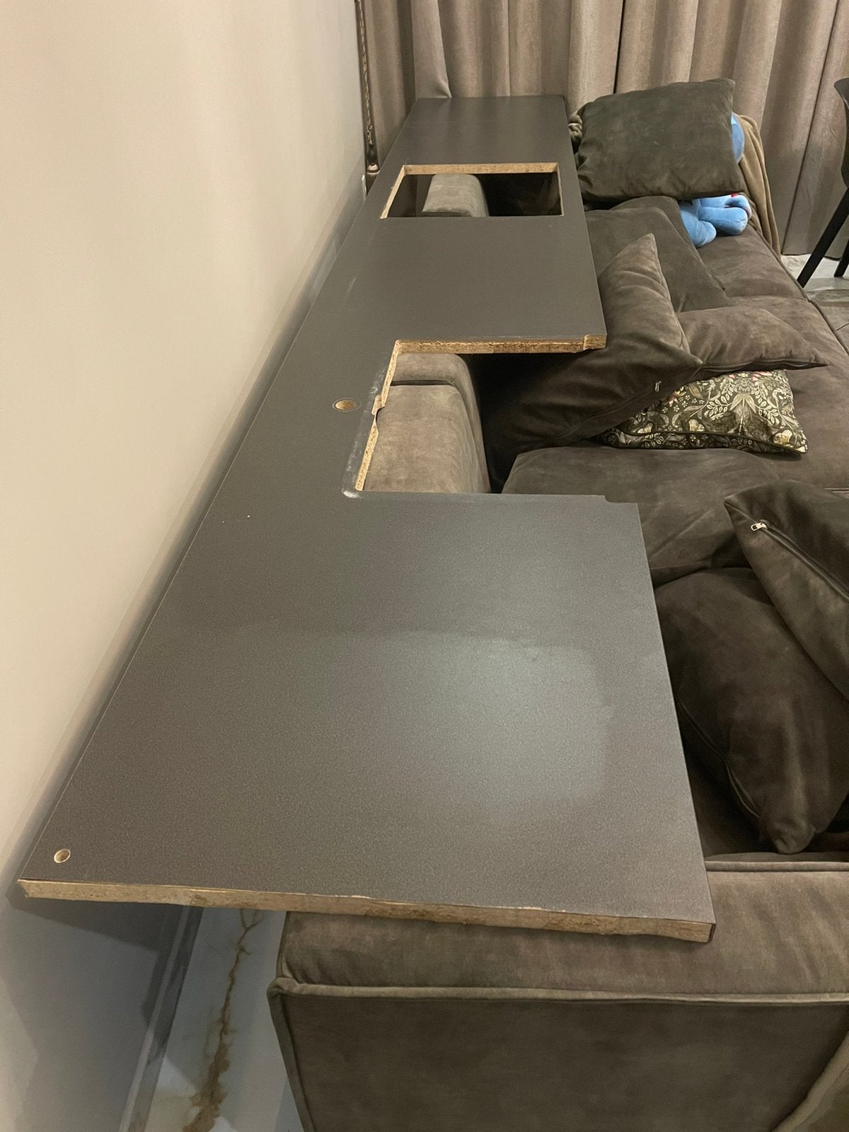 Nieuwe werkblad, op maat besteld van ikea., Huis en Inrichting, Ophalen, Nieuw, 50 tot 75 cm, 200 cm of meer