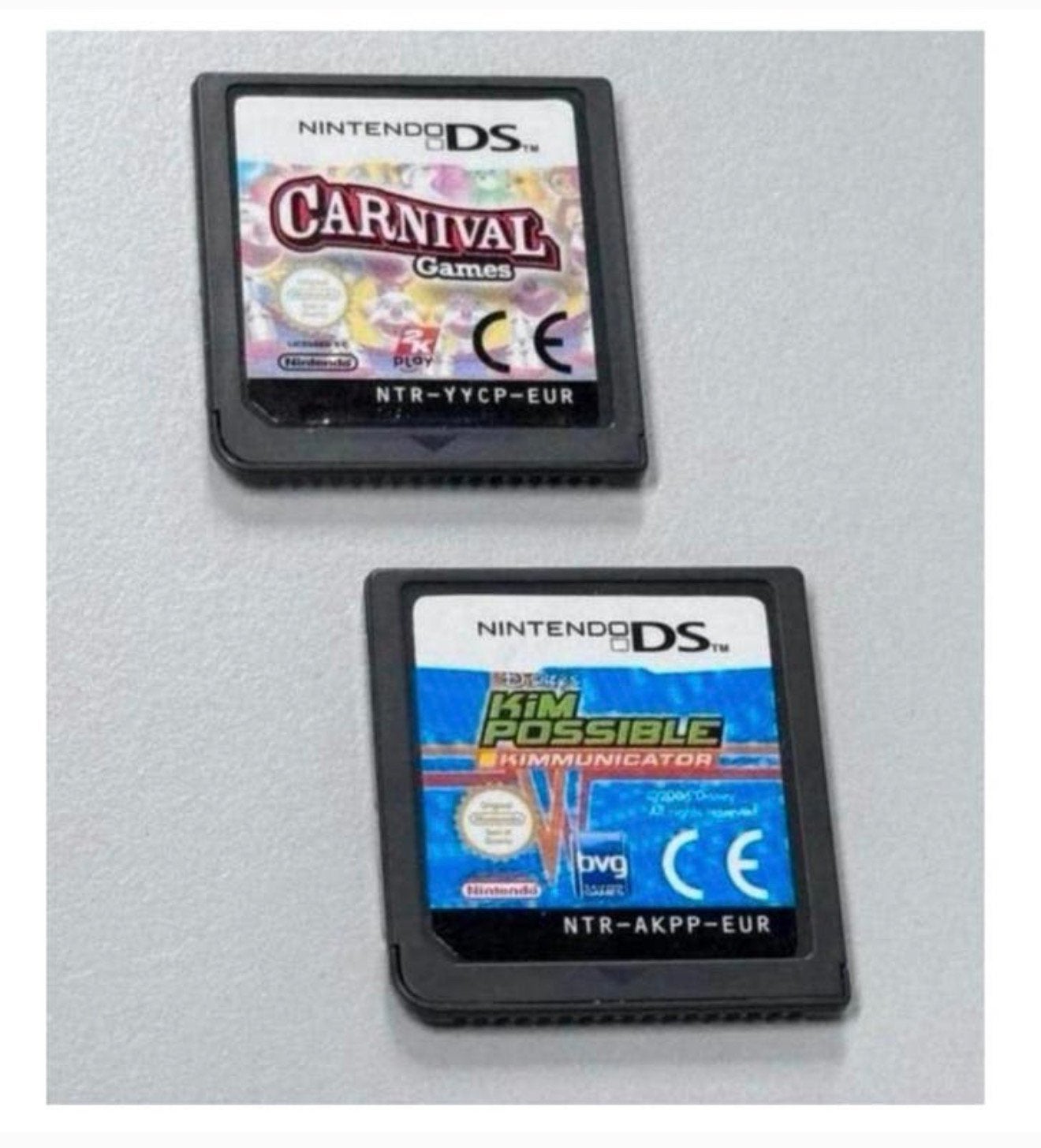 2x Game Nintendo DS spel spelletje - Carnival + Kim Possible, Games en Spelcomputers, Ophalen of Verzenden, Zo goed als nieuw