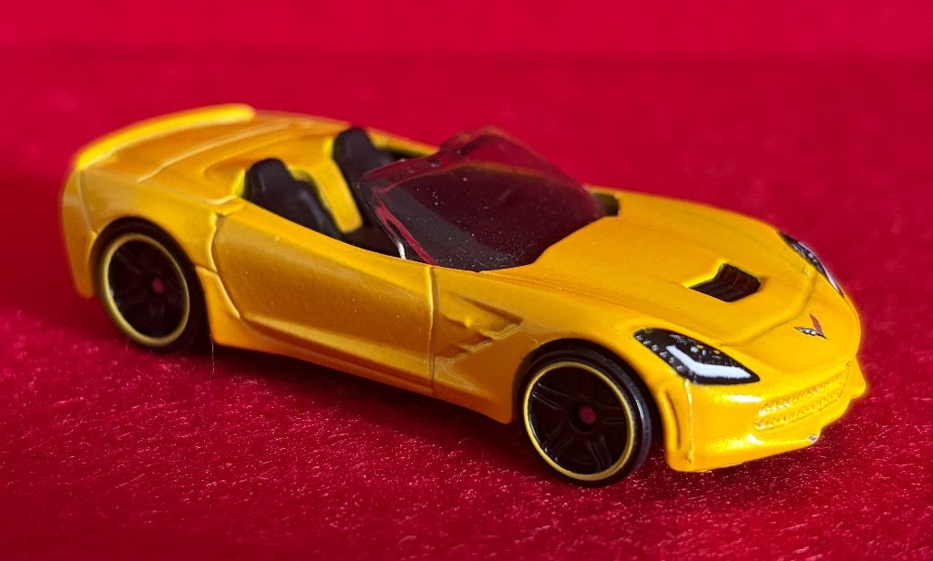 Rare Hot Wheels 2014 Corvette Stingray 1:64, Enlèvement ou Envoi, Voiture