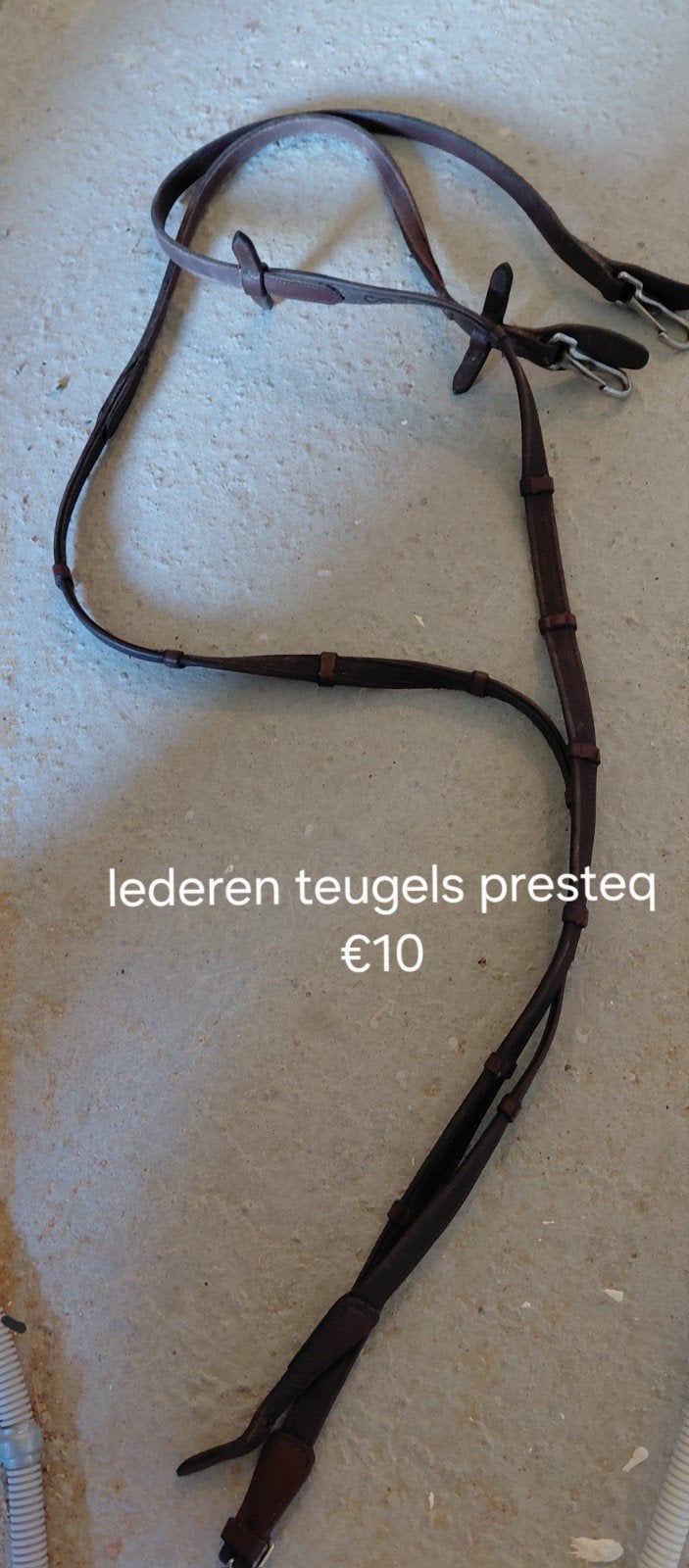 lederen teugels van presteq, Ophalen, Teugels