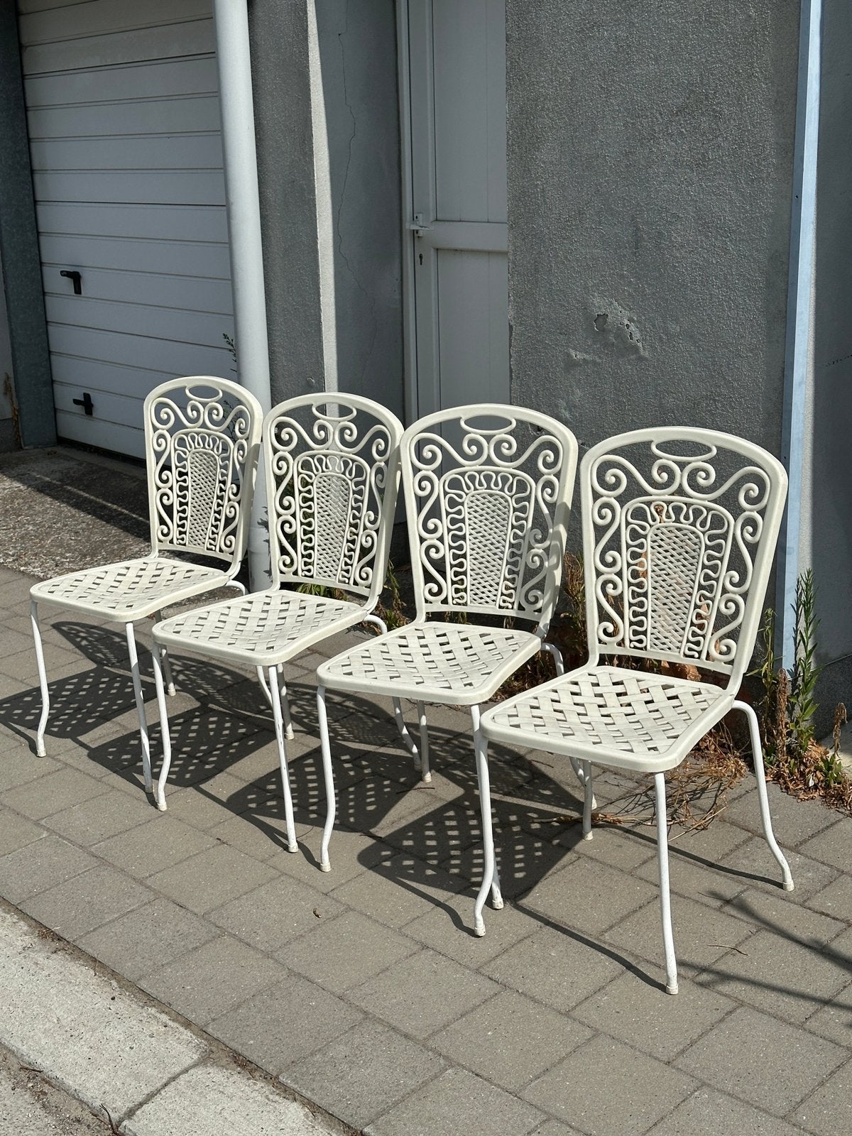Tuinstoelen deco, Ophalen, Gebruikt, Kunststof