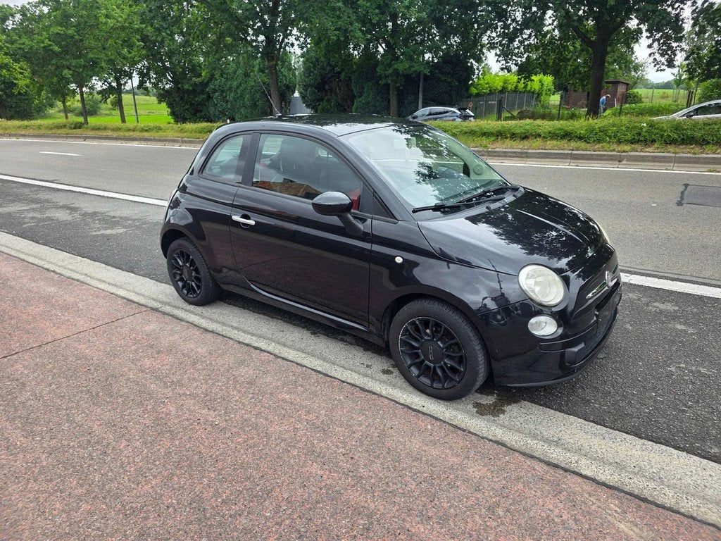 Fiat 500 Lounge 1.2i PUR-Start&Stop "AUTOMAAT" 1°EIG IN ZEE, Auto's, Stof, Gebruikt, 1242 cc, 4 cilinders