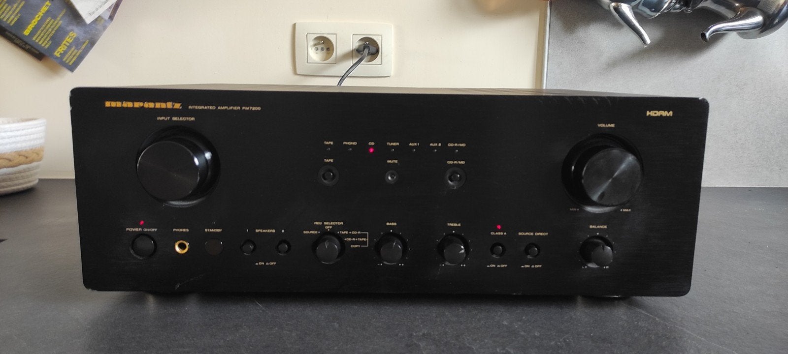 Ampli Marantz PM7200 (A- A/B) + télécommande, Enlèvement ou Envoi