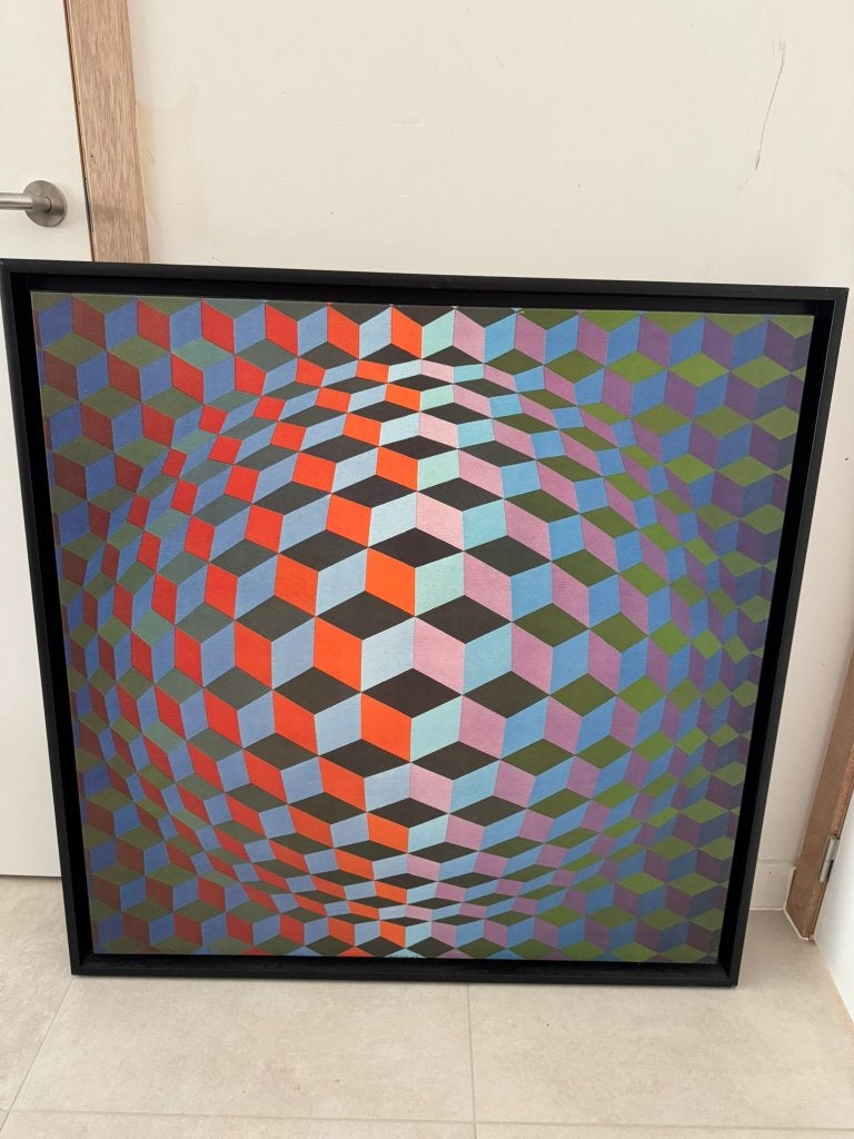 Replica Vasarely, Ophalen, Gebruikt, 100 tot 125 cm, 75 cm of meer