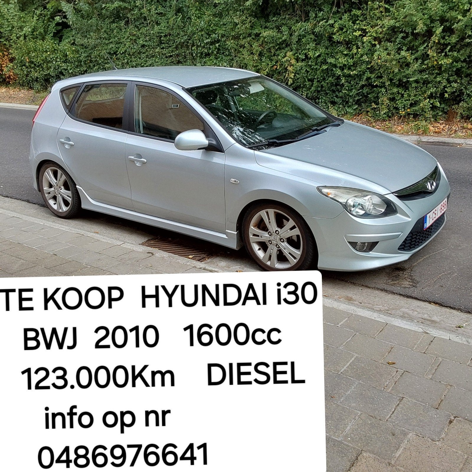 hyundai i30 ecosport, Autos, Cuir, Argent ou Gris, Achat, Noir