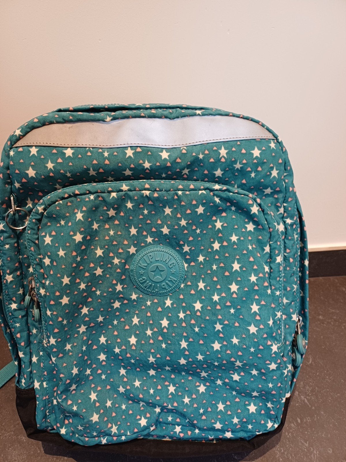 kipling rugzak voor school, Ophalen, Gebruikt, Blauw, Rugtas