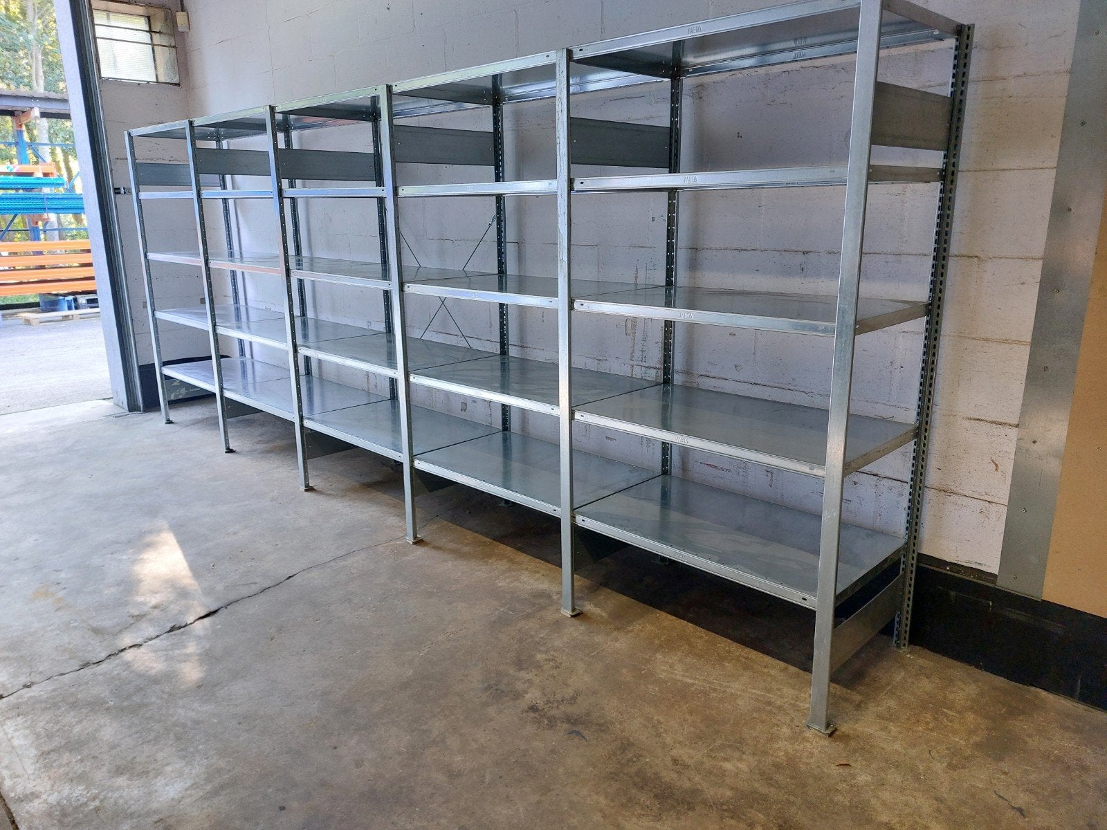 5,1 meter meta legbordstelling magazijninrichting stelling, Ophalen