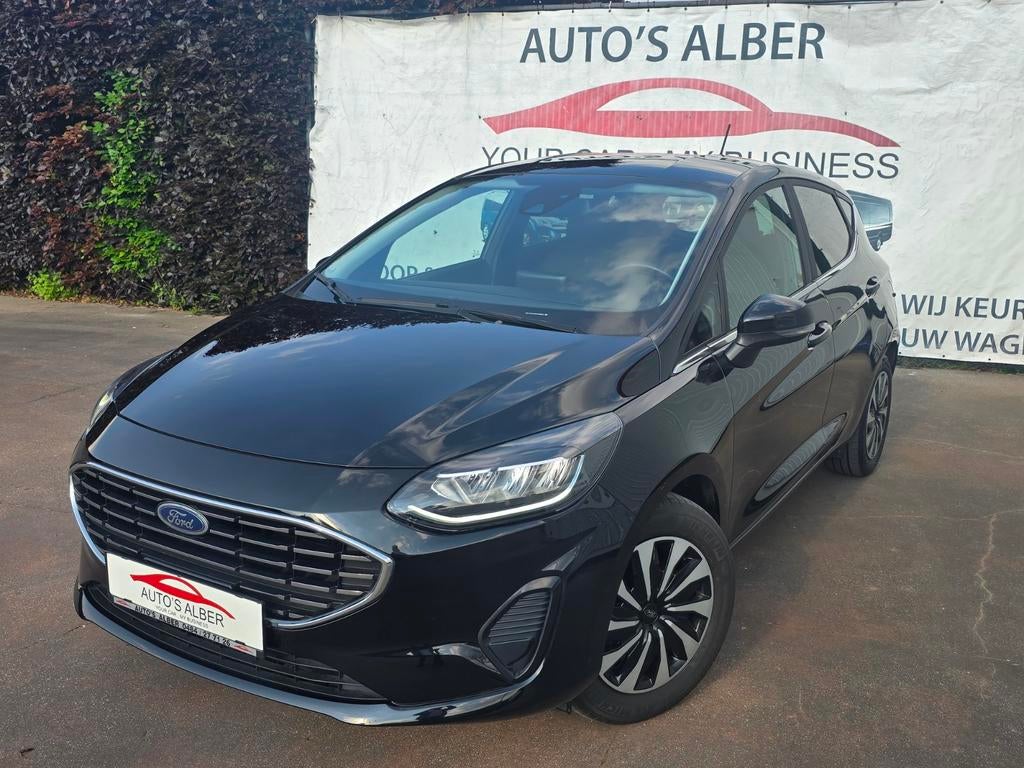 Ford fiesta 1.0i 45dkm btw incl, Stof, USB, Zwart, Bedrijf