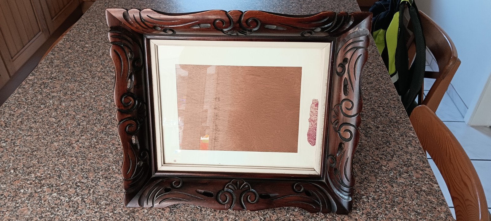 oude houten kader, Ophalen, Bruin, Gebruikt, Fotolijst