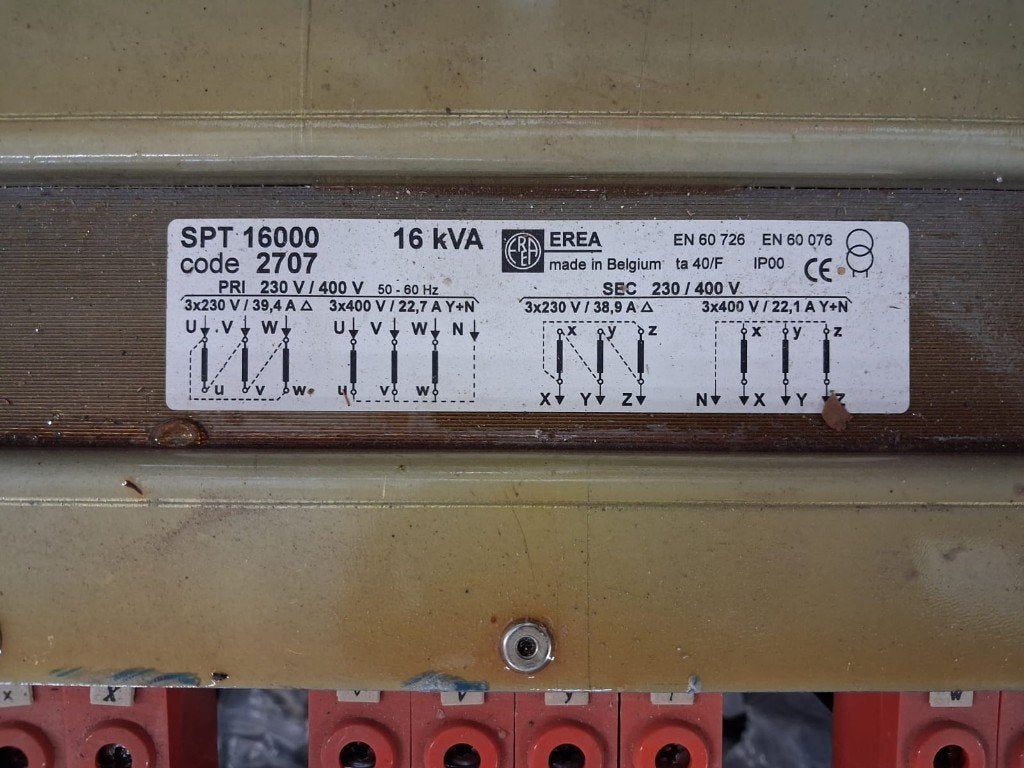 Transfo 16 kva Erea, Doe-het-zelf en Bouw, Ophalen, Zo goed als nieuw, Overige merken, Overige typen