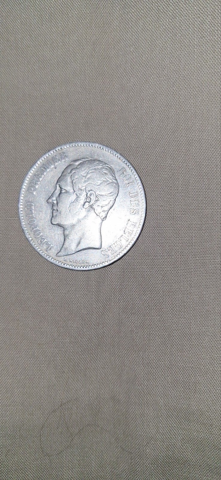 leopold 1 roi des belges, Timbres & Monnaies, Enlèvement ou Envoi, Argent, Argent