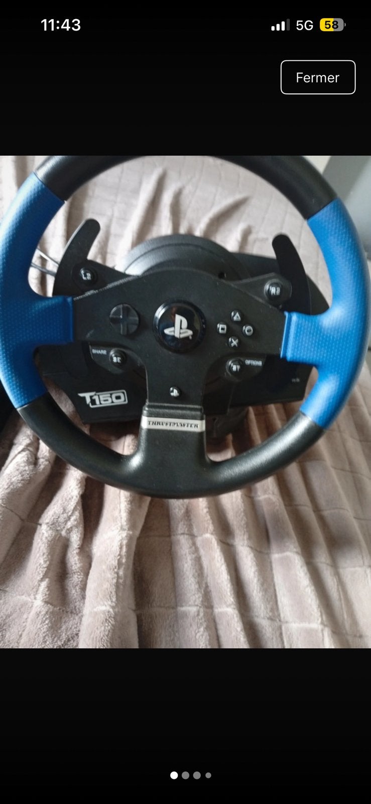Thrustmaster t150 a vendre ou a echanger, Games en Spelcomputers, Spelcomputers | Sony Consoles | Accessoires, Ophalen of Verzenden