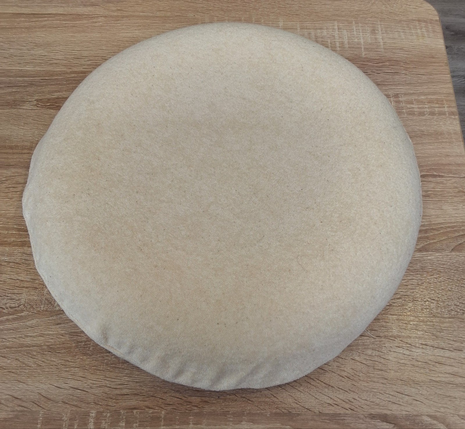Donut kussen, Huis en Inrichting, Afneembare hoes, Steunkussen, Beige, Rond