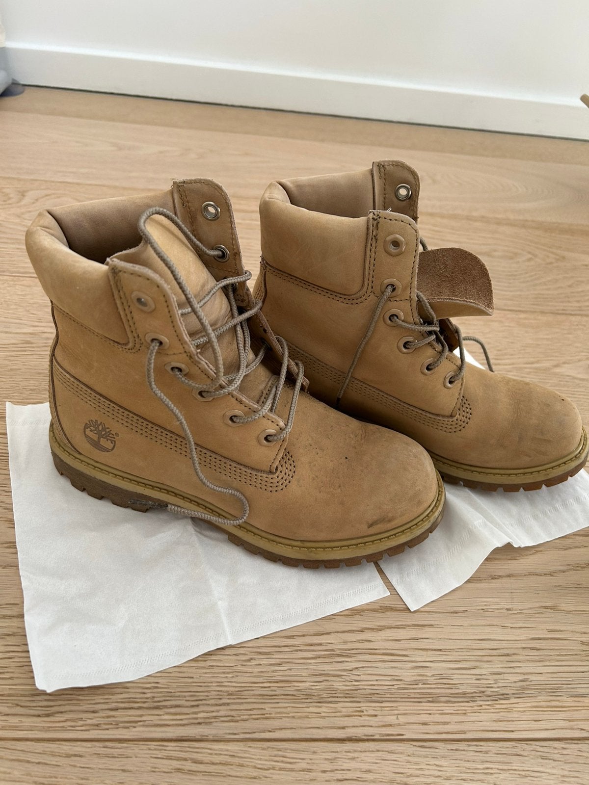 Timberland boots, Enlèvement ou Envoi, Porté, Beige