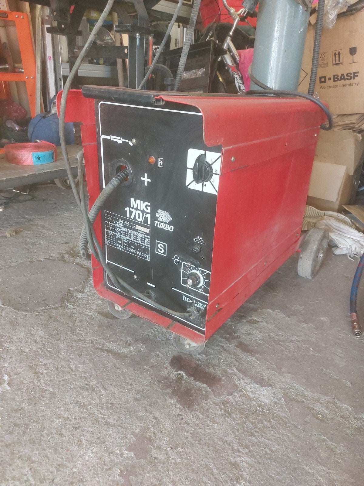 poste à souder semi automatique, Enlèvement