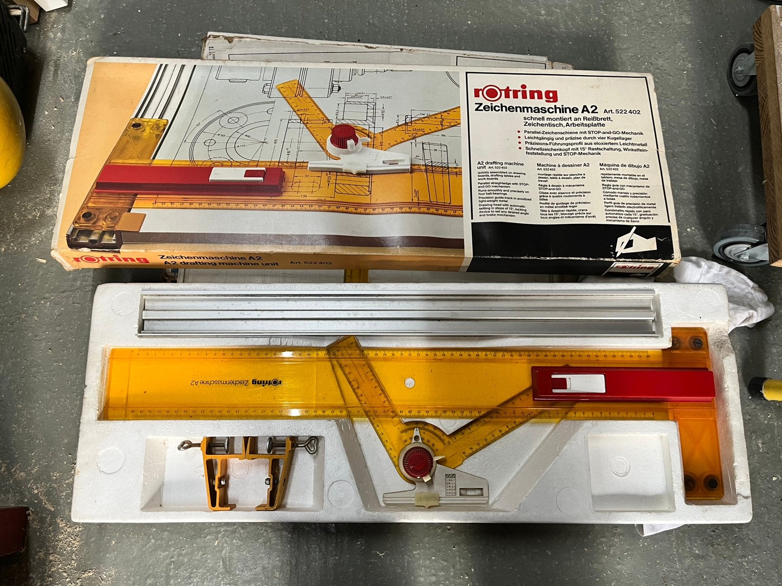 rotring tekentafel, Ophalen of Verzenden, Gebruikt