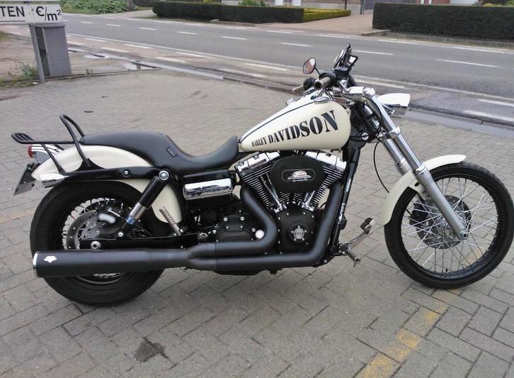 Harley Davidson Dyna Wide Glide, Motos, Motos | Harley-Davidson, Particulier, Chopper, plus de 35 kW, 2 cylindres, Enlèvement
