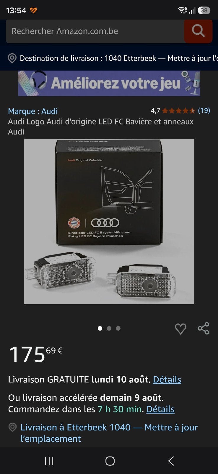 Audi Led, Enlèvement ou Envoi
