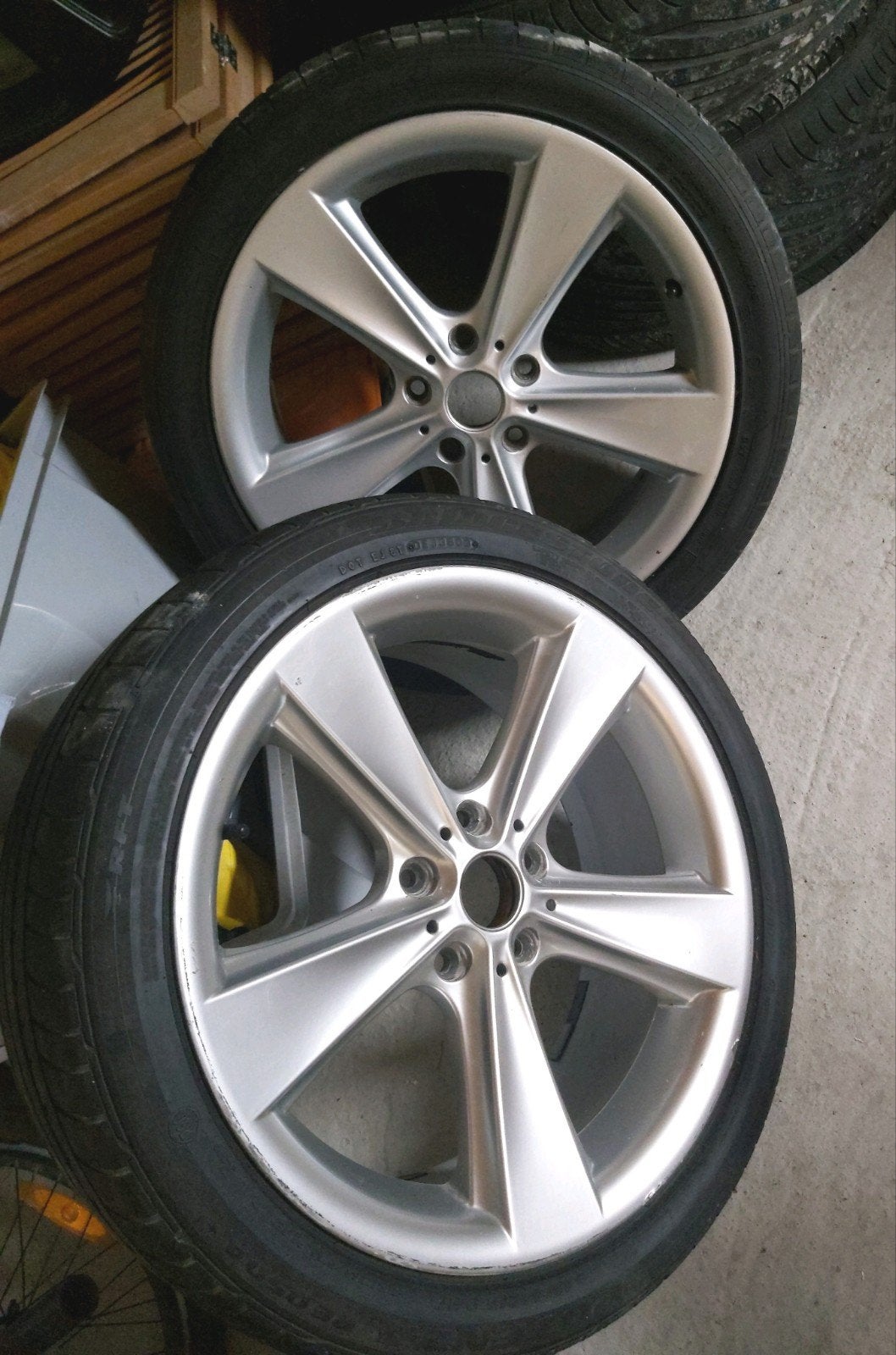 Jantes BMW style 128, 19 pouces, ET42 5x120, 8j x 4, Pneus été, Utilisé, Jante(s), 19 pouces