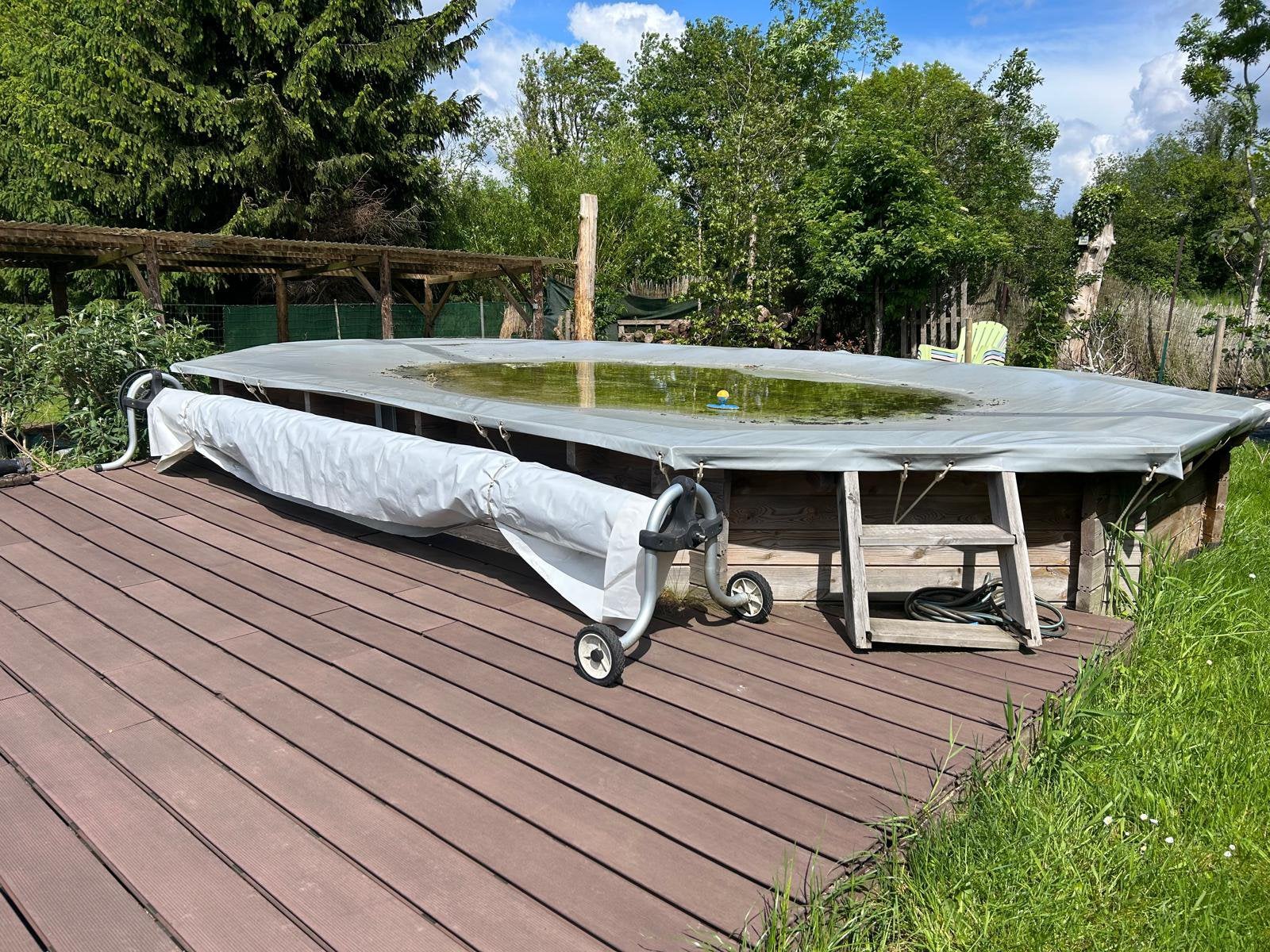 Piscine semi enterrée complète, Enlèvement, Utilisé