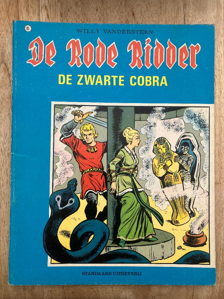 De Rode Ridder - 85 - De zwarte cobra, Eén stripboek, Ophalen of Verzenden, Gelezen, Willy Vandersteen