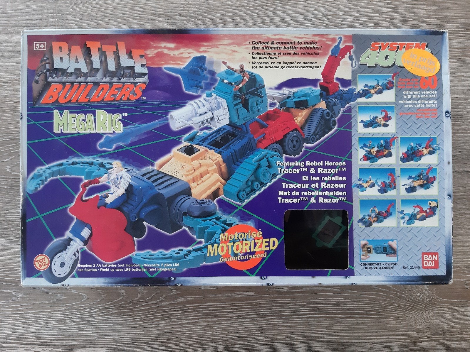 Battle builders mega-rig  1996 bandai, Gebruikt, Battle builders, Ophalen of Verzenden