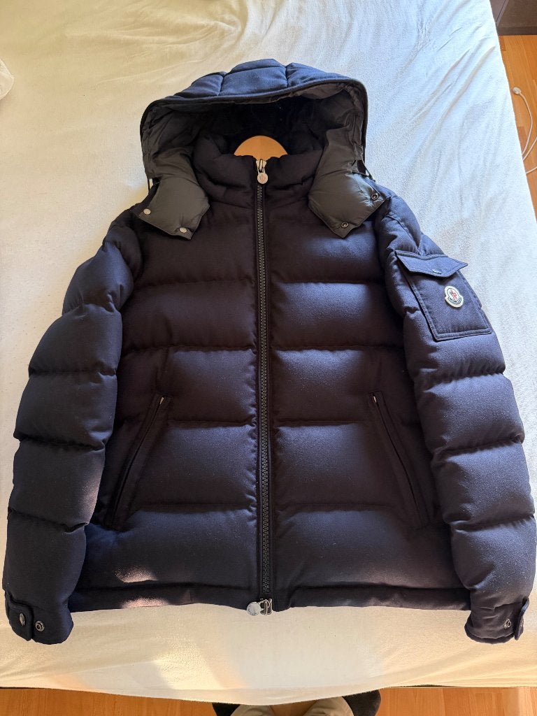 Moncler Montgenevre Navy Size 1, Ophalen, Moncler, Blauw, Nieuw