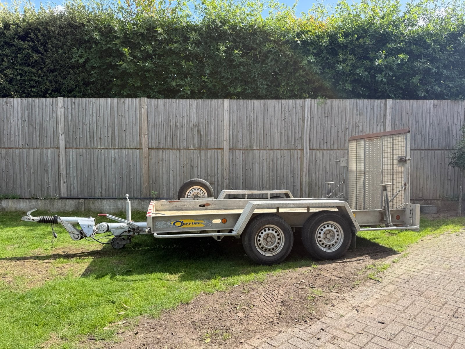 Gekeurd voor verkoop Machinetransporter, verstelbare dissel, Enlèvement