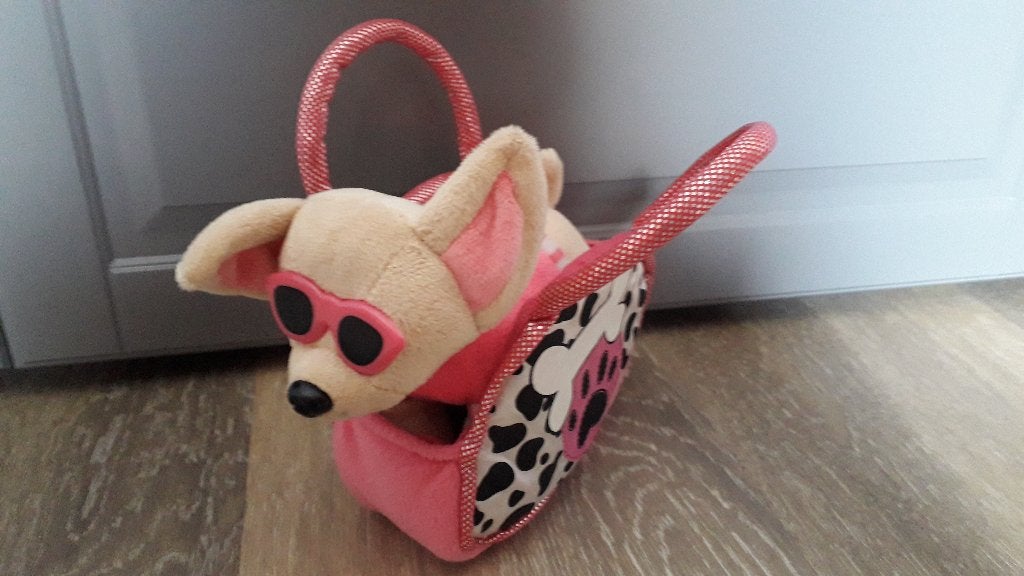 pup in tas, Ophalen, Hond, Zo goed als nieuw, Klein (minder dan 20 cm)