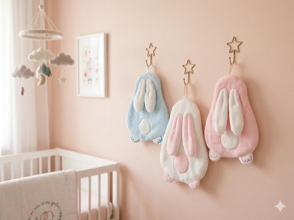 Essuie, serviette lapin, Enlèvement ou Envoi, Neuf, Bleu, Serviette