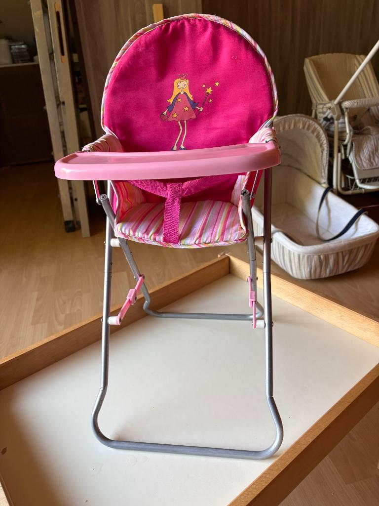 Poppenstoel, Kinderen en Baby's, Speelgoed | Poppen, Ophalen, Gebruikt, Babypop