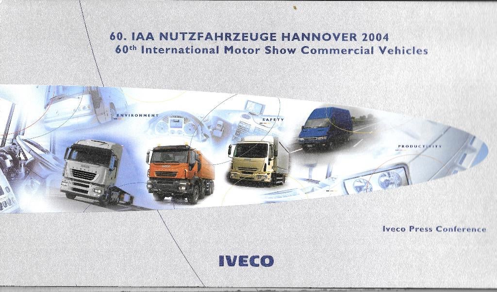 IVECO  2004,  persdossier, Livres, Autos | Brochures & Magazines, Comme neuf, Autres marques, Enlèvement ou Envoi