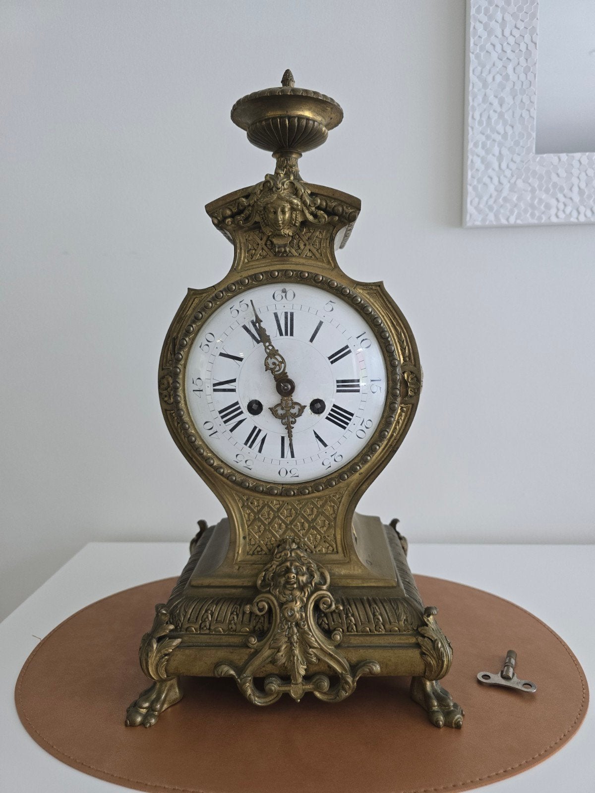 Antiek Bronzen klok, Enlèvement ou Envoi