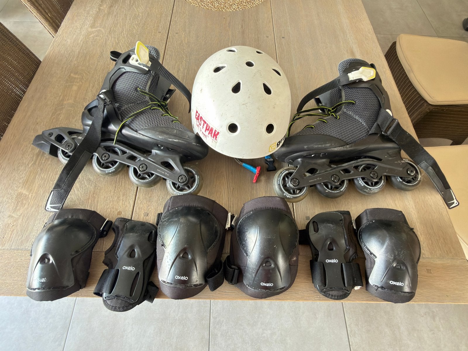 Skeelers met bescherming Maat 41, Ophalen, Gebruikt, Bescherming, Dames
