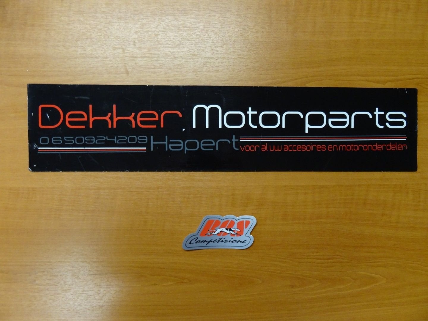 Bos Exhausts Uitlaat / Demper Sticker # Bos Competizione #, Motoren, Accessoires | Stickers, Ophalen of Verzenden, -, -, -