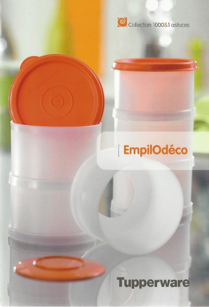 Tupperware™ Livre Recette « Décotours - EmpilOfrais », Neuf, Tupperware™, Autres types, France