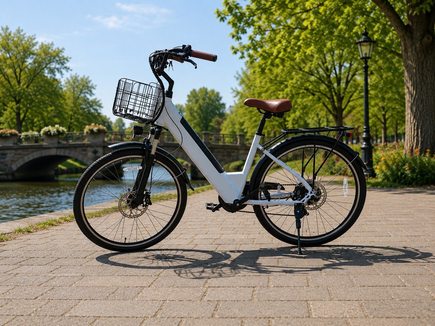 Nieuwe elektrische fiets, Enlèvement, Neuf, 50 km par batterie ou plus