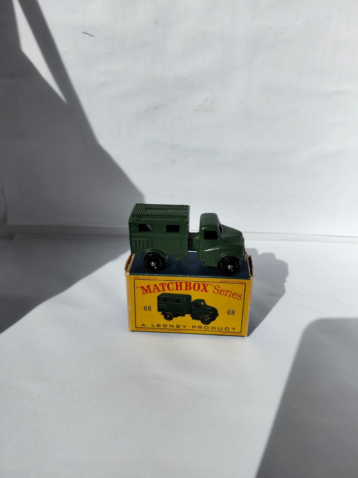 matchbox lesney nr68A Austin radio truck & RARE D-box, Ophalen of Verzenden, Lesney
