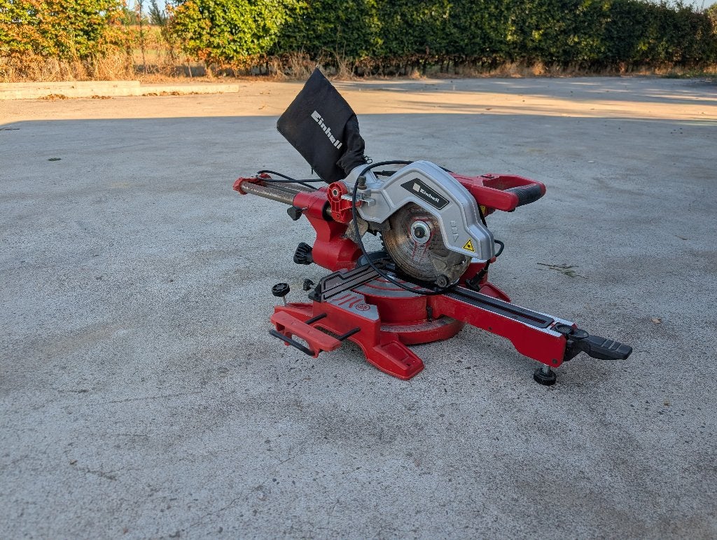 Tafel afkortzaag, Doe-het-zelf en Bouw, Gereedschap | Zaagmachines, Ophalen, Gebruikt, Afkortzaag, Einhell