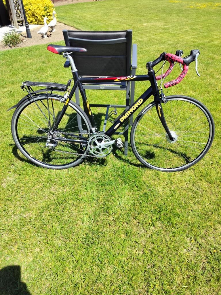 Koersfiets diamond, Ophalen