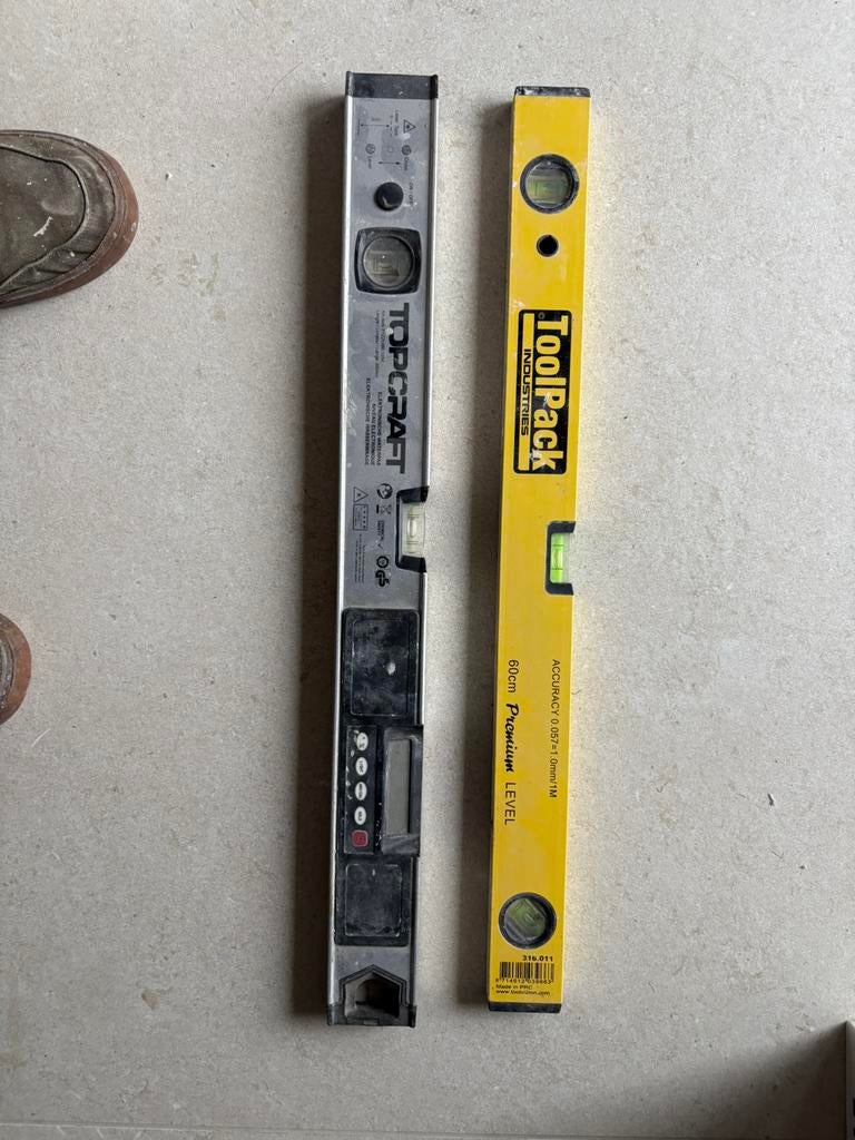 Waterpas, Doe-het-zelf en Bouw, Ophalen, Zo goed als nieuw