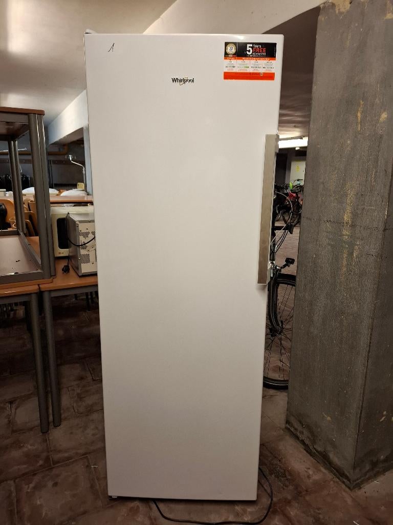 Koelkast Whirlpool SW6AM2QW2 + Microgolf Domo, Ophalen, Gebruikt, Zonder vriesvak