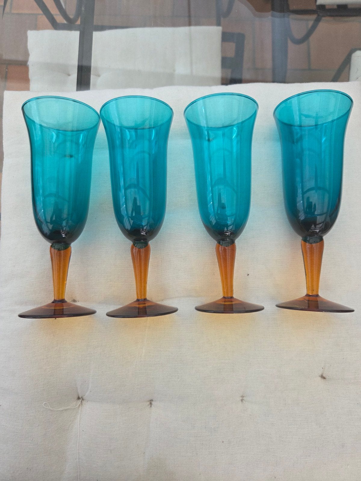 Flûtes en cristal, collection "Bubble" de Krosno, Enlèvement ou Envoi