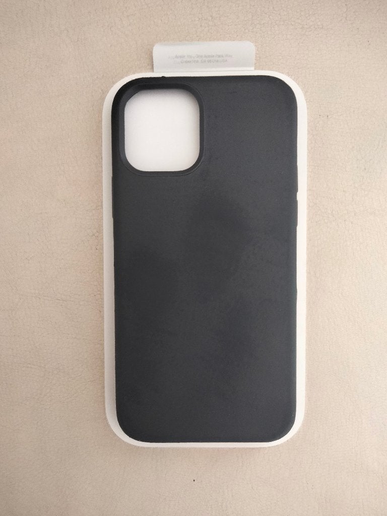Originele Apple iPhone 12 / 12 Pro Silicone Case MagSafe, Zwart, MagSafe, Hoesje of Tasje, Ophalen of Verzenden