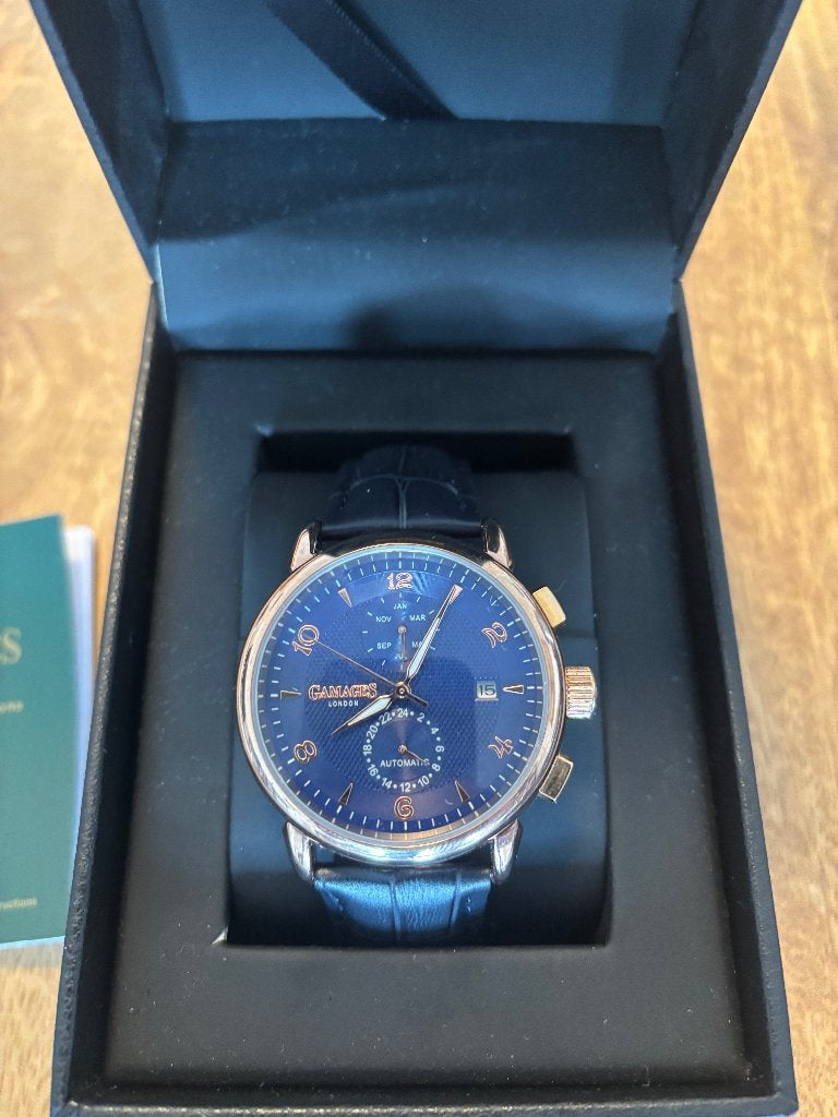 Herenhorloge Gagames mystique, Bijoux, Sacs & Beauté, Montres | Hommes, Montre-bracelet, Autres marques, Enlèvement ou Envoi, Cuir