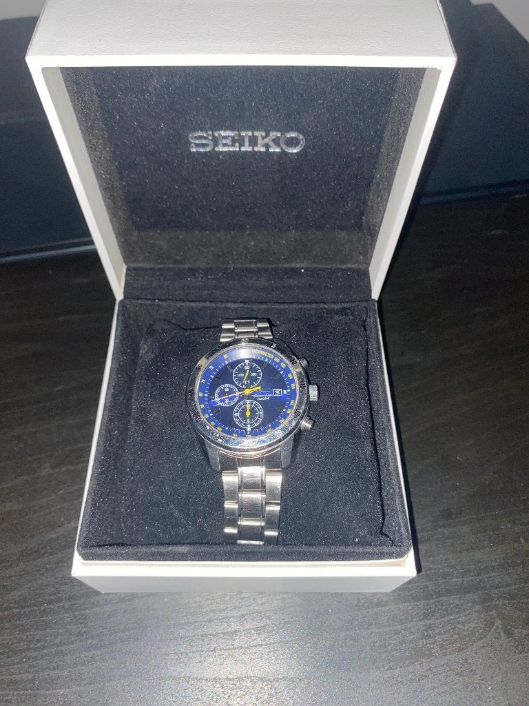 Seiko 7T92-0LVO Chronograph Watch, Kleding | Heren, Overige Herenkleding, Ophalen of Verzenden, Zo goed als nieuw, Seiko