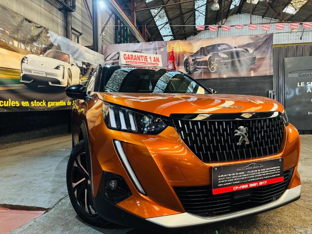 Peugeot 2008 GT-Line 1.5HDI lederen camera LED CarPlay, Auto's, Automaat, Euro 6, Overige kleuren, Leder