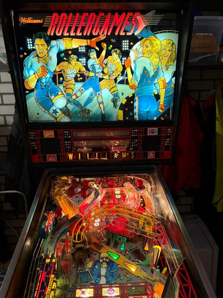 flipper Rollergames, Collections, Machines | Flipper (jeu), Comme neuf, Électronique, Bally, Enlèvement ou Envoi