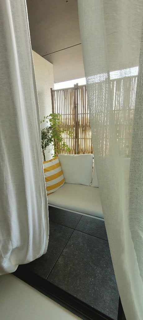 Arun Maison du monde tweezitsbank, Huis en Inrichting, Ophalen, Minder dan 75 cm, Minder dan 150 cm, Nieuw